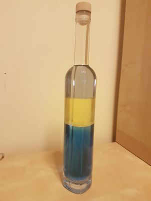 butelka z trzema warstwami